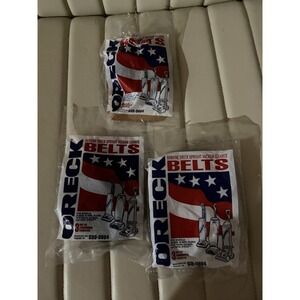 2 Packs of 3 + 1Genuine Oreck Belts For All Upright Vacuum Cleaners #0300604 NIP